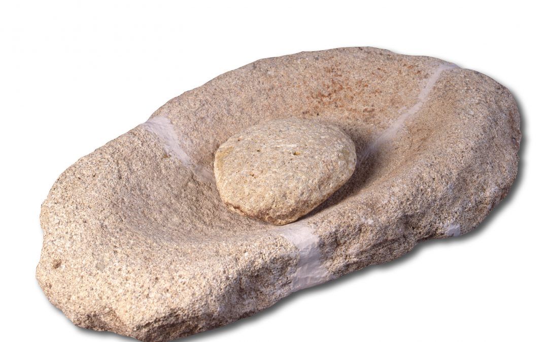 Molí de pedra Cova del’Or (Beniarrés, Alacant)